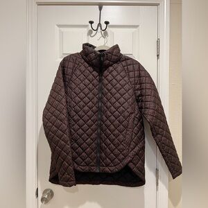 Athleta Herringbone Whisper Featherless Jacket